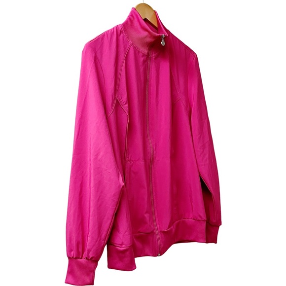 Cherokee Infinity Scrub Jacket Women’s SZ Large Scrubs Pink Full Zip Nurse RN - Picture 7 of 13